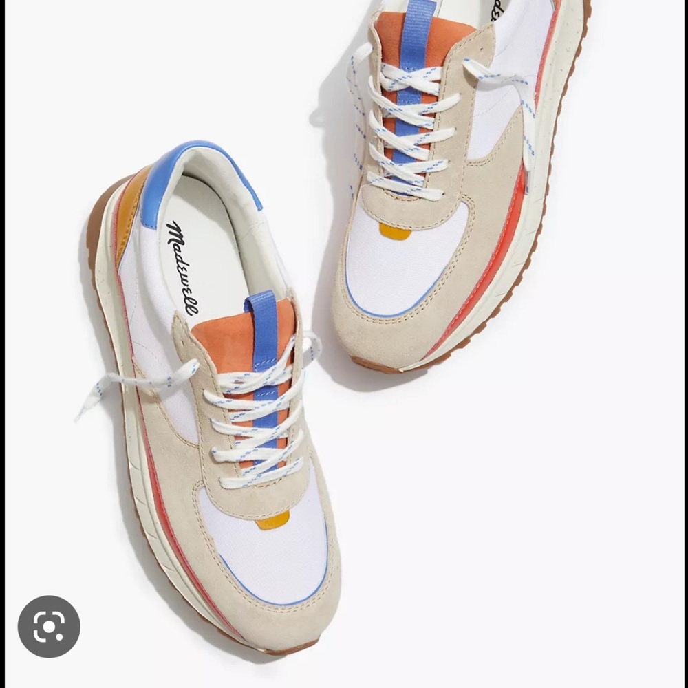 Madewell Kickoff Trainer Sneakers in Canvas, Suede and Leather